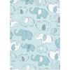 image:imageHudson Baby Unisex Baby Cotton Poly Flannel Burp Cloths Bundle Teddy Bears One SizeBoy New Elephant