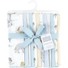 image:imageHudson Baby Unisex Baby Cotton Poly Flannel Burp Cloths Bundle Teddy Bears One SizeBoy Safari World