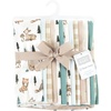 image:imageHudson Baby Unisex Baby Cotton Poly Flannel Burp Cloths Bundle Teddy Bears One SizeBrown  Green  Orange