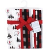 image:imageHudson Baby Unisex Baby Cotton Poly Flannel Burp Cloths Bundle Teddy Bears One SizeBuffalo Plaid Bear