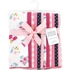 image:imageHudson Baby Unisex Baby Cotton Poly Flannel Burp Cloths Bundle Teddy Bears One SizeButterfly Floral