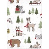 image:imageHudson Baby Unisex Baby Cotton Poly Flannel Burp Cloths Bundle Teddy Bears One SizeChristmas Forest