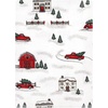 image:imageHudson Baby Unisex Baby Cotton Poly Flannel Burp Cloths Bundle Teddy Bears One SizeChristmas Scene