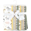 image:imageHudson Baby Unisex Baby Cotton Poly Flannel Burp Cloths Bundle Teddy Bears One SizeCute Farm