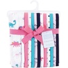 image:imageHudson Baby Unisex Baby Cotton Poly Flannel Burp Cloths Bundle Teddy Bears One SizeCuteasaurus