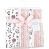 image:imageHudson Baby Unisex Baby Cotton Poly Flannel Burp Cloths Bundle Teddy Bears One SizeDandelion Wish