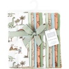 image:imageHudson Baby Unisex Baby Cotton Poly Flannel Burp Cloths Bundle Teddy Bears One SizeDinosaur Adventures
