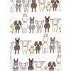 image:imageHudson Baby Unisex Baby Cotton Poly Flannel Burp Cloths Bundle Teddy Bears One SizeFarm Friends Grey