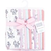 image:imageHudson Baby Unisex Baby Cotton Poly Flannel Burp Cloths Bundle Teddy Bears One SizeGarden Fairies