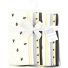 image:imageHudson Baby Unisex Baby Cotton Poly Flannel Burp Cloths Bundle Teddy Bears One SizeHoney Bee