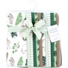 image:imageHudson Baby Unisex Baby Cotton Poly Flannel Burp Cloths Bundle Teddy Bears One SizeJungle