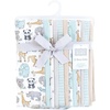 image:imageHudson Baby Unisex Baby Cotton Poly Flannel Burp Cloths Bundle Teddy Bears One SizeKangaroo