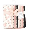 image:imageHudson Baby Unisex Baby Cotton Poly Flannel Burp Cloths Bundle Teddy Bears One SizeNeutral Pink Floral