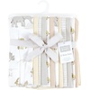 image:imageHudson Baby Unisex Baby Cotton Poly Flannel Burp Cloths Bundle Teddy Bears One SizeNeutral Safari World