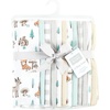 image:imageHudson Baby Unisex Baby Cotton Poly Flannel Burp Cloths Bundle Teddy Bears One SizeNeutral Woodland Pals