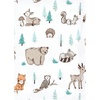 image:imageHudson Baby Unisex Baby Cotton Poly Flannel Burp Cloths Bundle Teddy Bears One SizeNeutral Woodland Pals