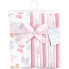 image:imageHudson Baby Unisex Baby Cotton Poly Flannel Burp Cloths Bundle Teddy Bears One SizePastel Butterfly