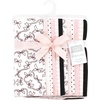 image:imageHudson Baby Unisex Baby Cotton Poly Flannel Burp Cloths Bundle Teddy Bears One SizePink Bows