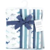 image:imageHudson Baby Unisex Baby Cotton Poly Flannel Burp Cloths Bundle Teddy Bears One SizeSoft Teal Dino