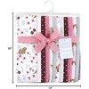 image:imageHudson Baby Unisex Baby Cotton Poly Flannel Burp Cloths Bundle Teddy Bears One SizeWoodland Floral