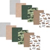 image:imageHudson Baby Unisex Baby Cotton Poly Flannel Burp Cloths Bundle Teddy Bears One SizeAnimal Adventure