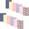 Pink Blue Pretty Floral