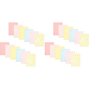 image:imageHudson Baby Unisex Baby Cotton Poly Flannel Burp Cloths Bundle Teddy Bears One Size 