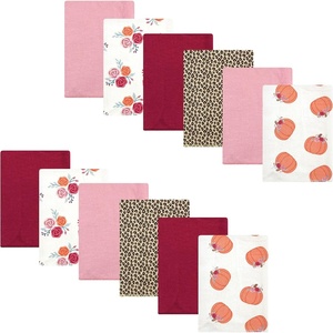 image:imageHudson Baby Unisex Baby Cotton Poly Flannel Burp Cloths Bundle Teddy Bears One SizeCutest Pumpkin