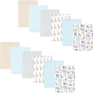 image:imageHudson Baby Unisex Baby Cotton Poly Flannel Burp Cloths Bundle Teddy Bears One SizeKangaroo
