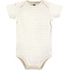 image:imageHudson Baby Infant Boy Cotton Bodysuits Burgundy Beige Suspender 69 Months
