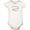 image:imageHudson Baby Infant Boys Cotton Bodysuits 5Pack Beige Safari 1824 Months
