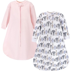 image:imageHudson Baby Unisex Baby Premium Quilted Long Sleeve Sleeping Bag and Wearable BlanketPink