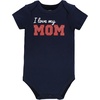 image:imageHudson Baby Unisex Baby Cotton Bodysuits Love Mom 36 Months