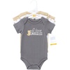 image:imageHudson Baby Unisex Baby Cotton Bodysuits Love Snuggles Bear 03 Months