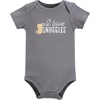image:imageHudson Baby Unisex Baby Cotton Bodysuits Love Snuggles Bear 1824 Months