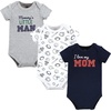 image:imageHudson Baby Unisex Baby Cotton Bodysuits Love Mom 36 Months