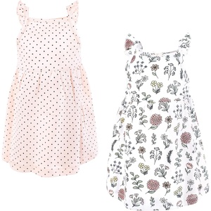 image:imageHudson Baby Infant and Toddler Girls Cotton Dresses Pastel Wildflower 03 Months