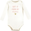 image:imageHudson Baby babygirls Cotton Longsleeve Bodysuits 5packLeopard Hearts