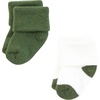 image:imageTouched by Nature Unisex Baby Organic Cotton BodysuitsBlue Green Heel Toe