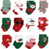 image:imageTouched by Nature Unisex Baby Organic Cotton Bodysuits12 Days of Christmas Santa