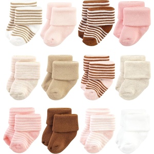 image:imageTouched by Nature Unisex Baby Organic Cotton BodysuitsPink Tan Stripe