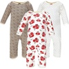 image:imageHudson Baby unisexchild Cotton CoverallsBasic Rose Leopard