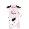 image:imageHudson Baby Unisex Baby Cotton Layette SetGirl Mommy Pink Navy