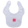 image:imageHudson Baby Personalized Initial Bib H Girl PinkRed
