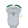 image:imageHudson Baby Unisex Baby Cotton Bodysuits Cutest Clover 03 Months