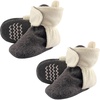 Charcoal and Cream Fleece