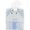 image:imageHudson Baby Unisex Baby Hooded Towel and Five Washcloths Gray Pink Elephant One SizeBlue Dots Gray Elephant