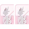 image:imageHudson Baby Unisex Baby Hooded Towel and Five Washcloths Gray Pink Elephant One SizeFloral Elephant