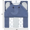 image:imageHudson Baby Unisex Baby Hooded Towel and Five Washcloths Gray Pink Elephant One SizeSailor Elephant