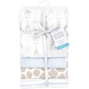 image:imageHudson Baby Unisex Baby Cotton Polyester Flannel Receiving Blankets 4Pack Wispy Wild Flower Bunny One SizeModern Safari Friends
